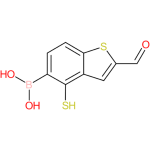 2-formyl-4-mercaptobenzothiophene-5-boronic acid