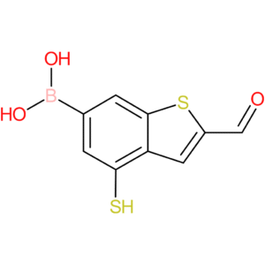 2-formyl-4-mercaptobenzothiophene-6-boronic acid