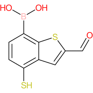 2-formyl-4-mercaptobenzothiophene-7-boronic acid