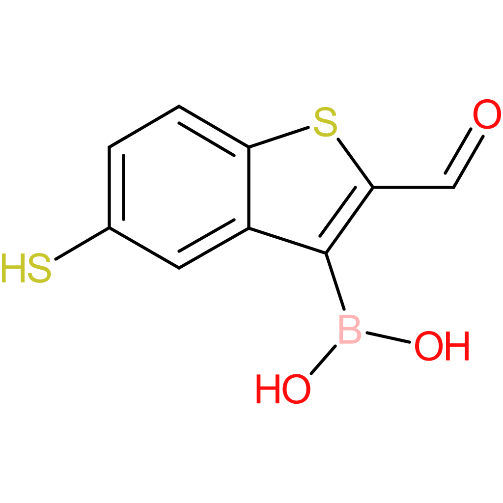 2-formyl-5-mercaptobenzothiophene-3-boronic acid