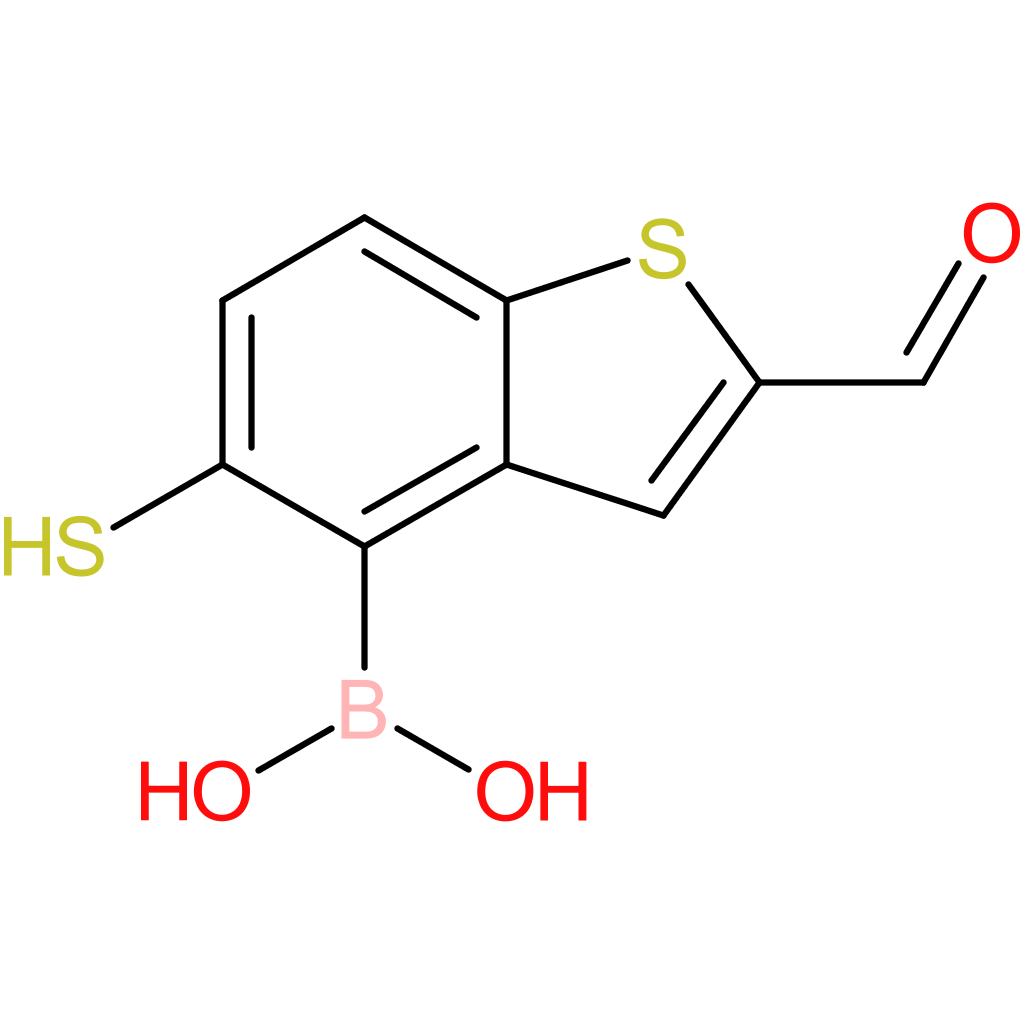 2-formyl-5-mercaptobenzothiophene-4-boronic acid