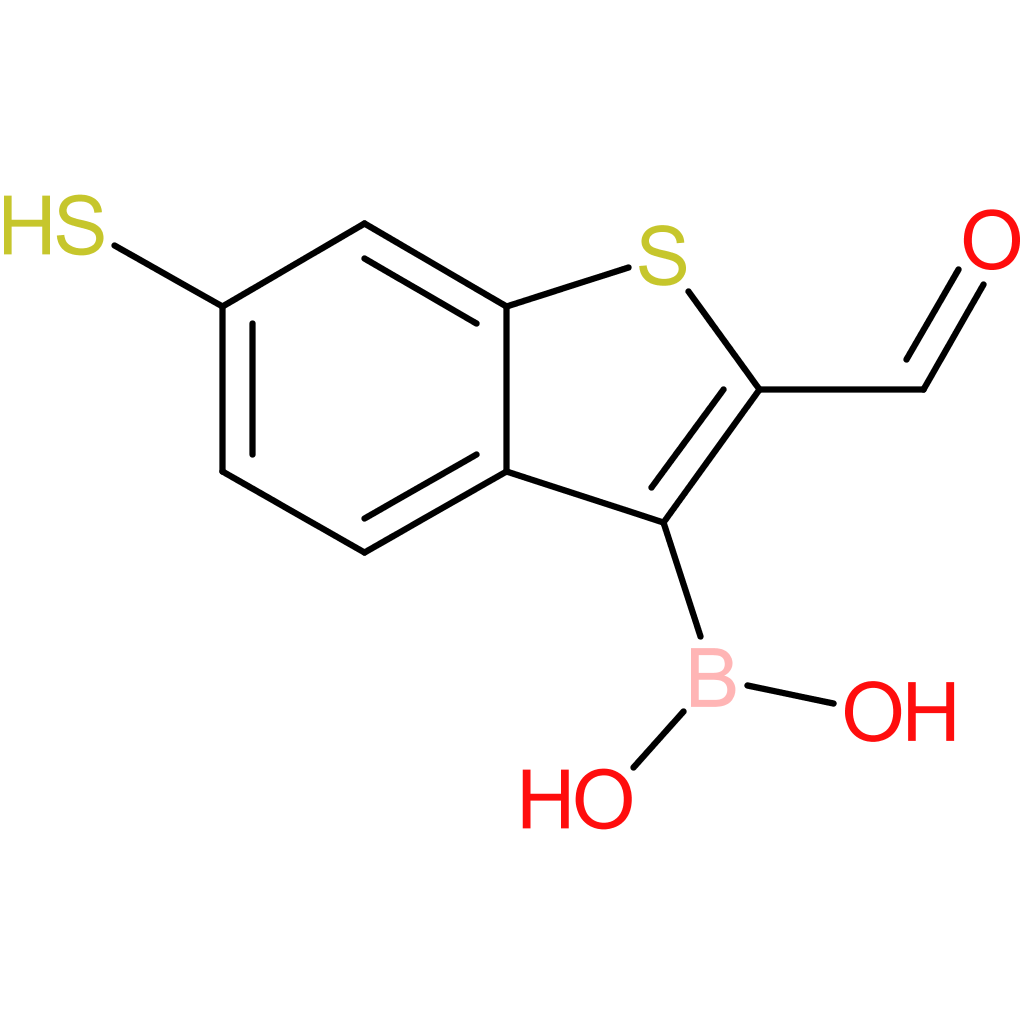 2-formyl-6-mercaptobenzothiophene-3-boronic acid