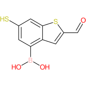 2-formyl-6-mercaptobenzothiophene-4-boronic acid