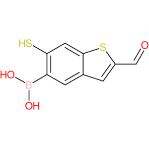 2-formyl-6-mercaptobenzothiophene-5-boronic acid