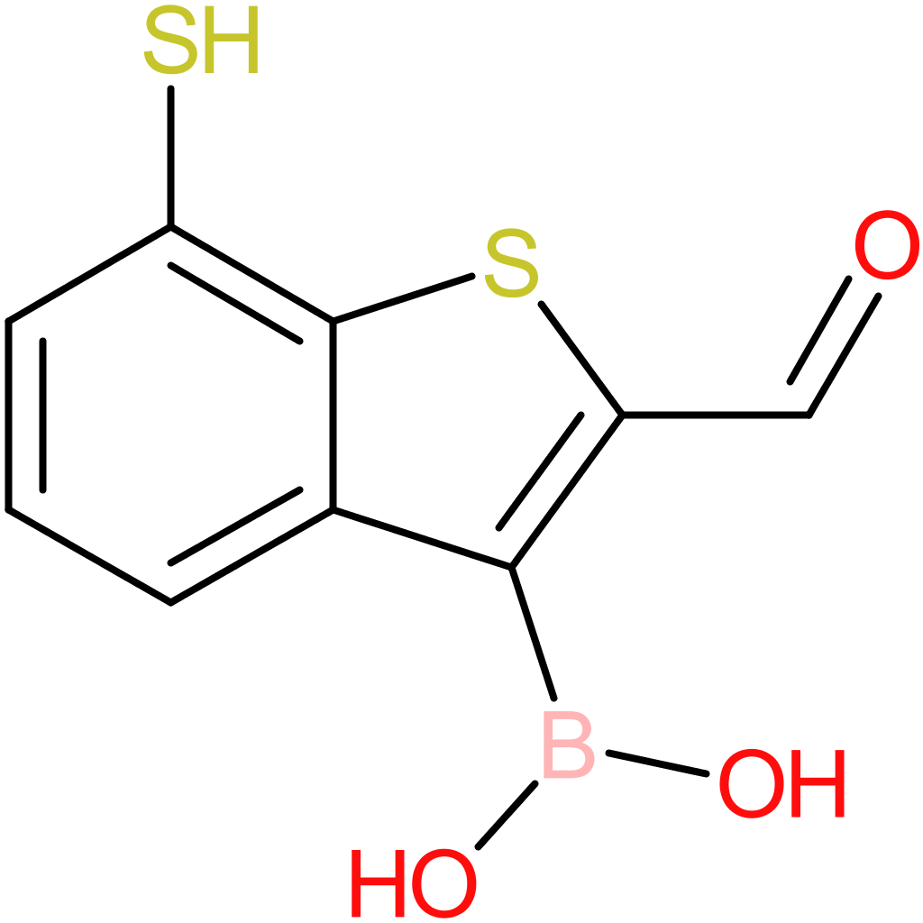 2-formyl-7-mercaptobenzothiophene-3-boronic acid