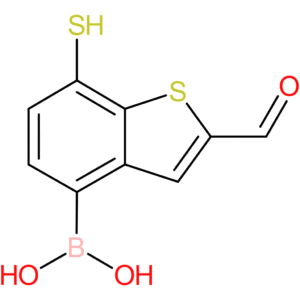 2-formyl-7-mercaptobenzothiophene-4-boronic acid