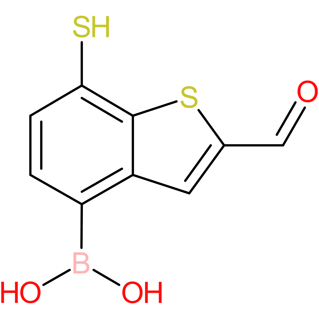 2-formyl-7-mercaptobenzothiophene-4-boronic acid