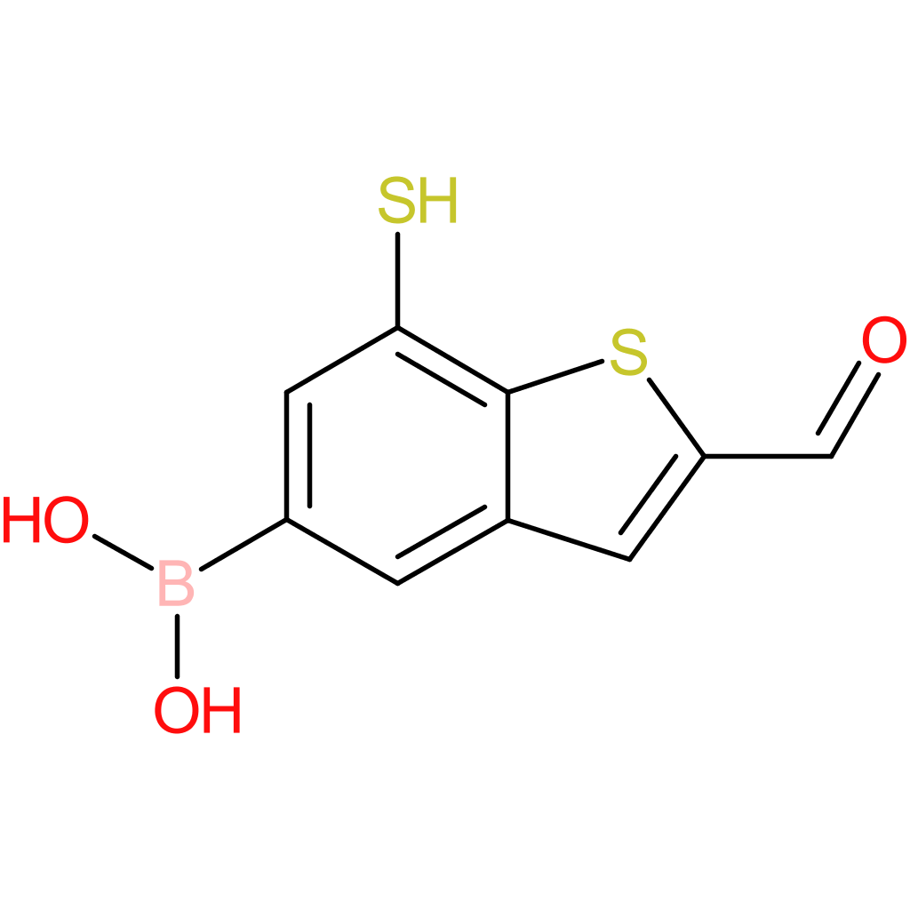 2-formyl-7-mercaptobenzothiophene-5-boronic acid