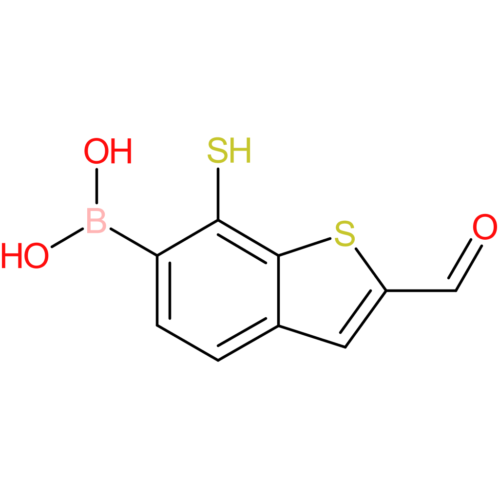 2-formyl-7-mercaptobenzothiophene-6-boronic acid