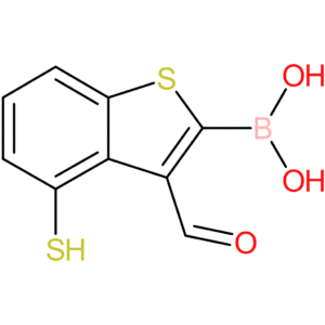 3-formyl-4-mercaptobenzothiophene-2-boronic acid