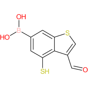 3-formyl-4-mercaptobenzothiophene-6-boronic acid