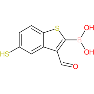 3-formyl-5-mercaptobenzothiophene-2-boronic acid