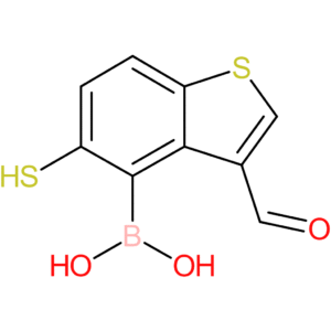 3-formyl-5-mercaptobenzothiophene-4-boronic acid