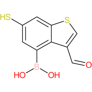 3-formyl-6-mercaptobenzothiophene-4-boronic acid