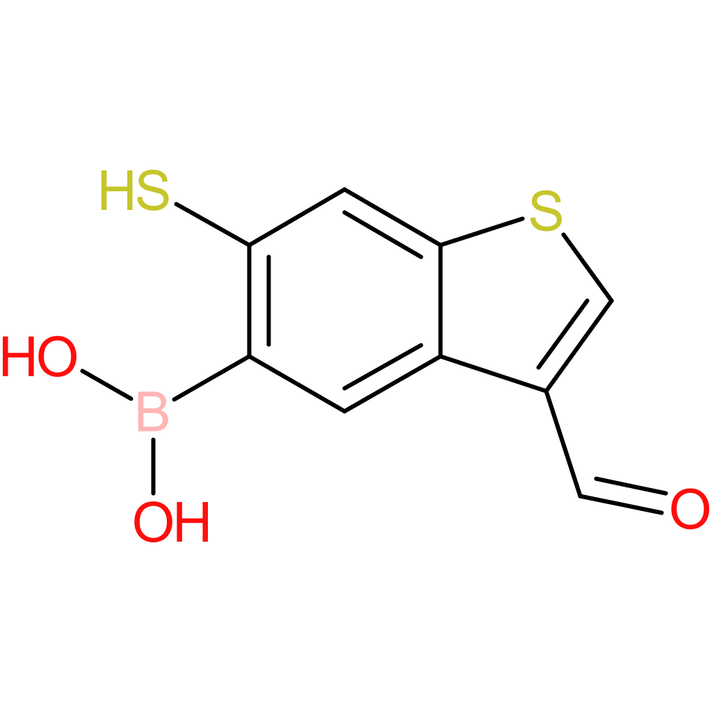 3-formyl-6-mercaptobenzothiophene-5-boronic acid