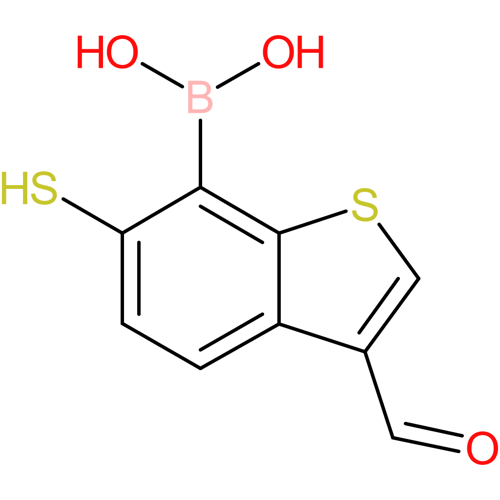 3-formyl-6-mercaptobenzothiophene-7-boronic acid