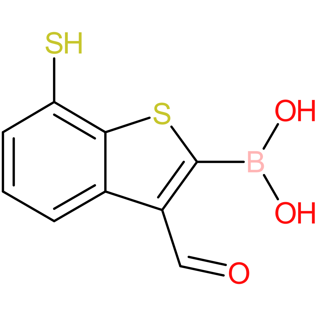 3-formyl-7-mercaptobenzothiophene-2-boronic acid