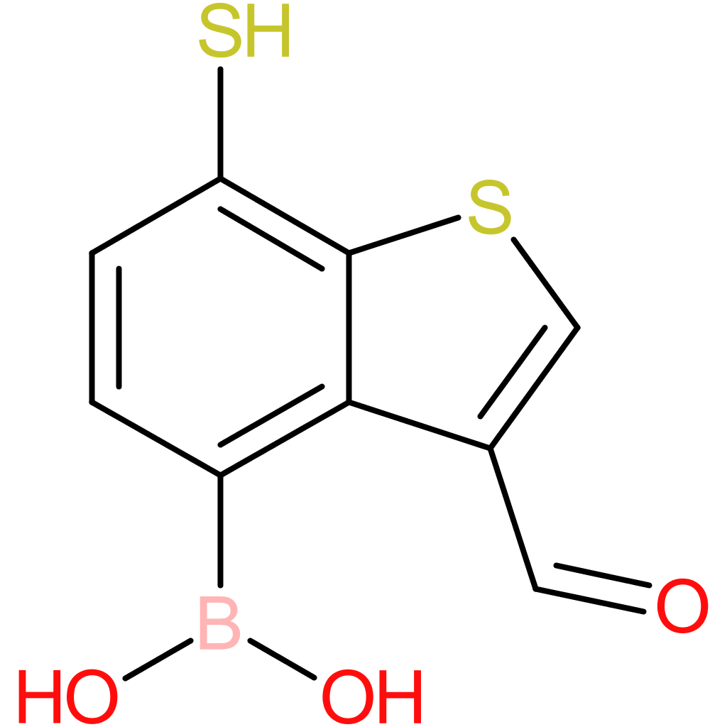 3-formyl-7-mercaptobenzothiophene-4-boronic acid
