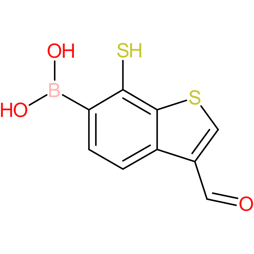 3-formyl-7-mercaptobenzothiophene-6-boronic acid