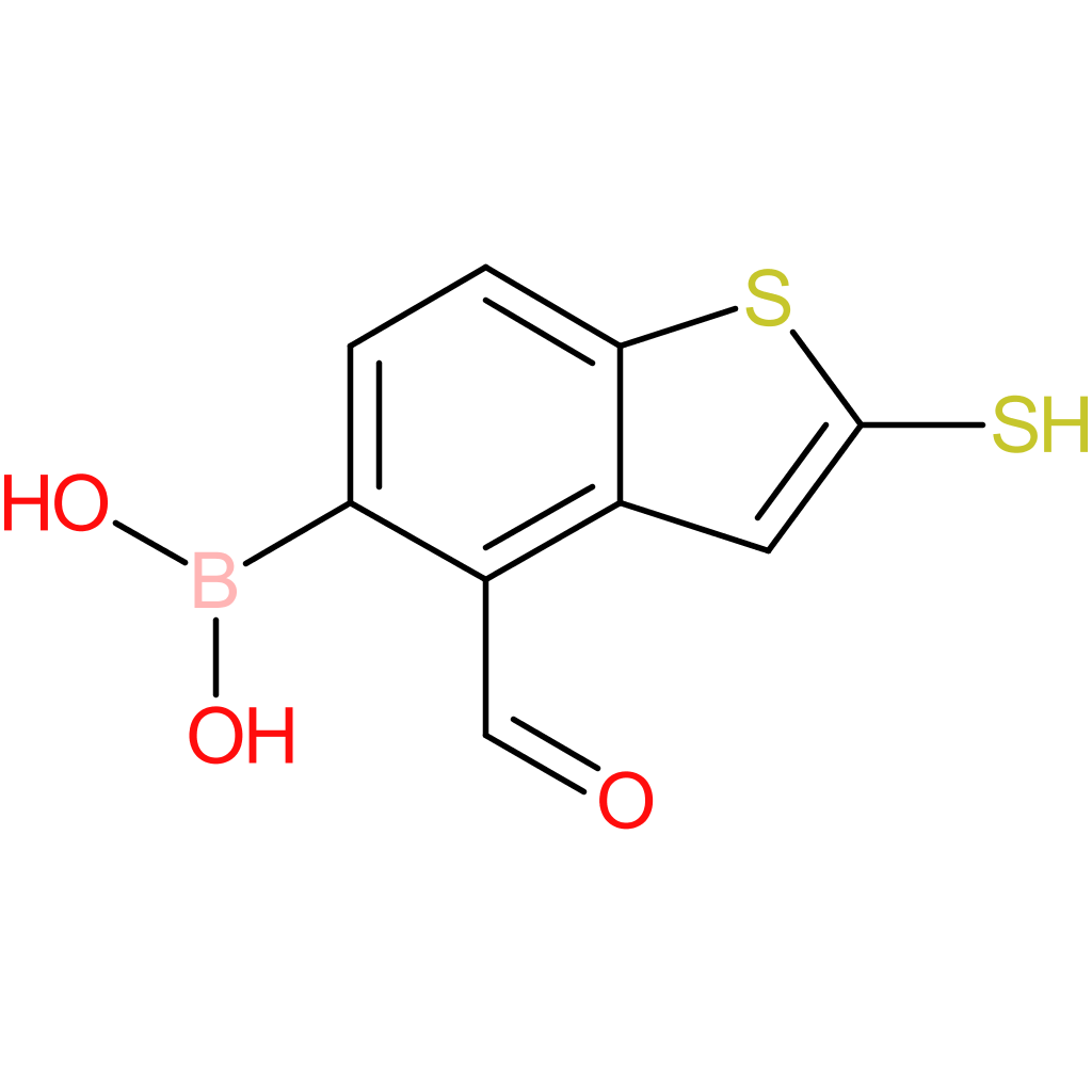 4-formyl-2-mercaptobenzothiophene-5-boronic acid
