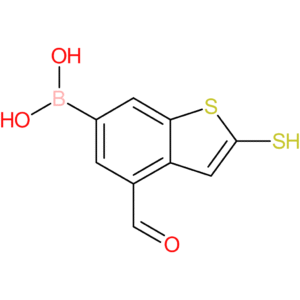 4-formyl-2-mercaptobenzothiophene-6-boronic acid