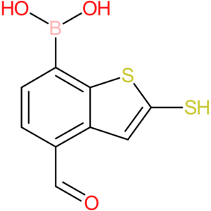 4-formyl-2-mercaptobenzothiophene-7-boronic acid