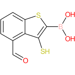 4-formyl-3-mercaptobenzothiophene-2-boronic acid