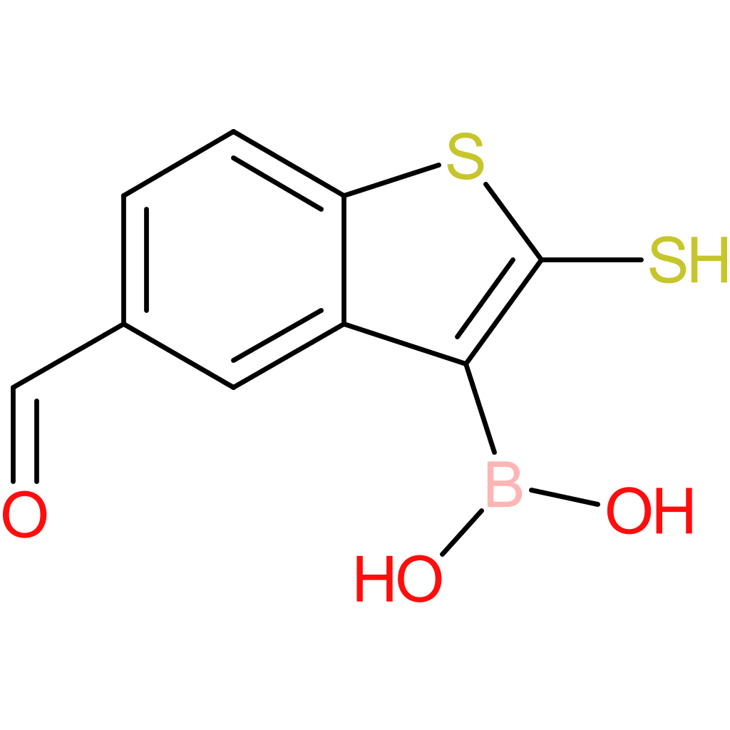 5-formyl-2-mercaptobenzothiophene-3-boronic acid