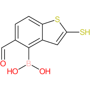 5-formyl-2-mercaptobenzothiophene-4-boronic acid