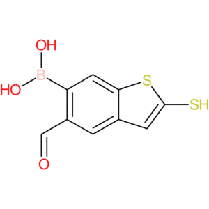 5-formyl-2-mercaptobenzothiophene-6-boronic acid