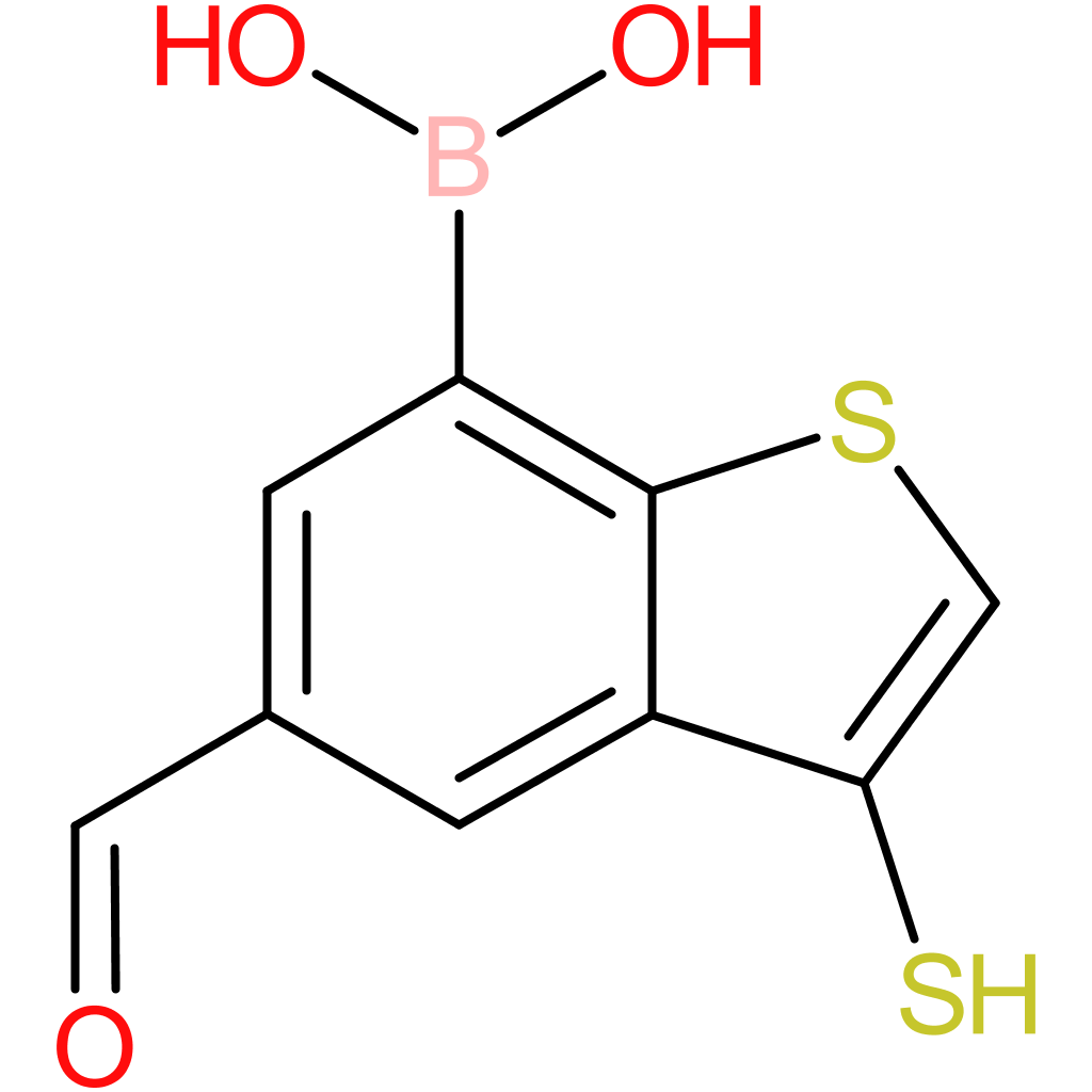 5-formyl-3-mercaptobenzothiophene-7-boronic acid