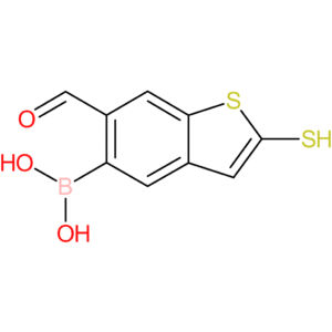 6-formyl-2-mercaptobenzothiophene-5-boronic acid