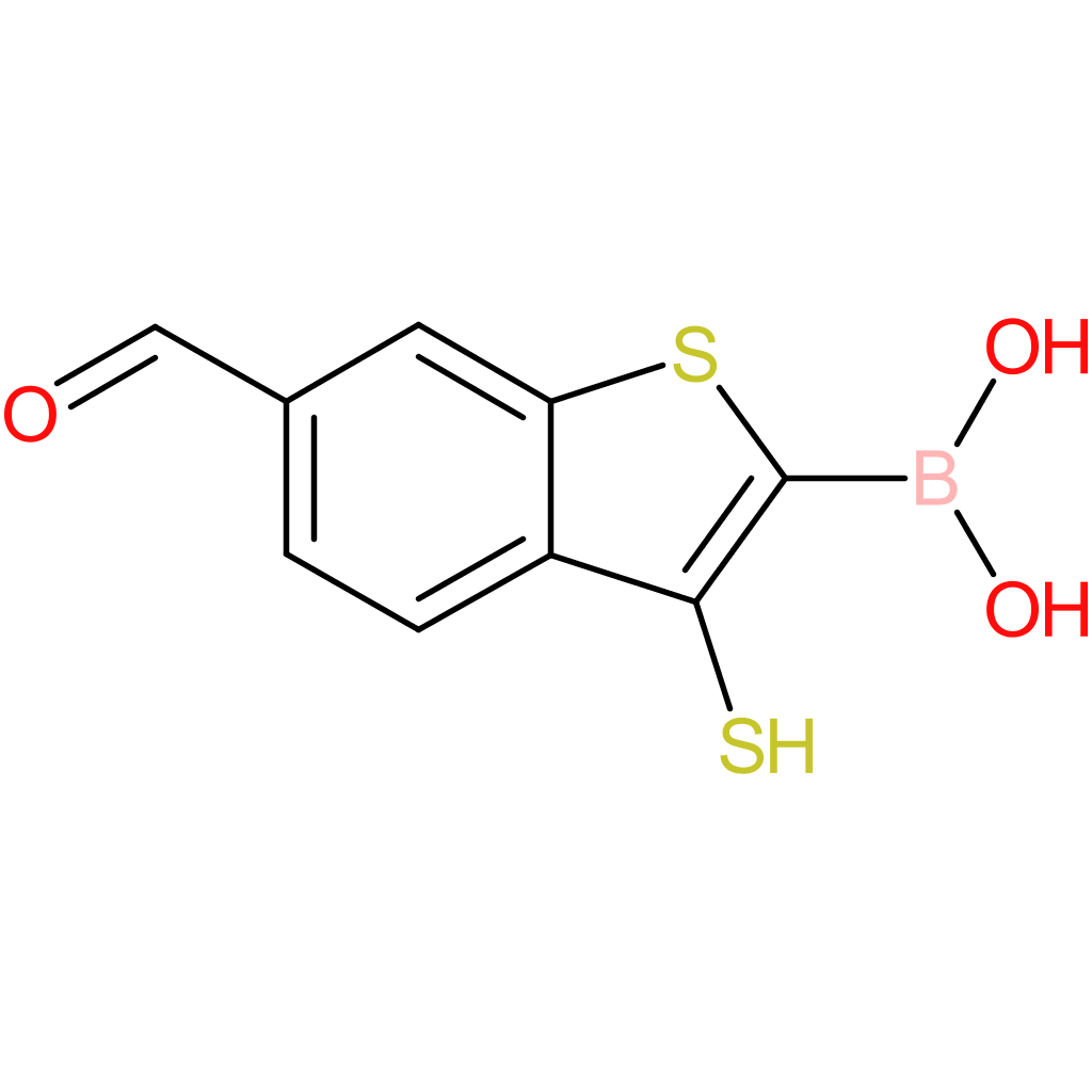 6-formyl-3-mercaptobenzothiophene-2-boronic acid