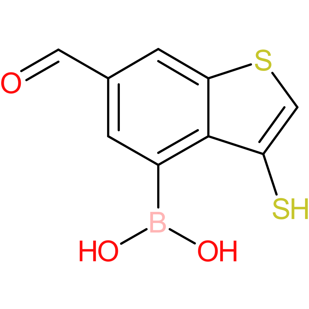 6-formyl-3-mercaptobenzothiophene-4-boronic acid
