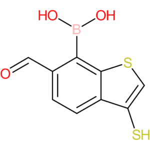 6-formyl-3-mercaptobenzothiophene-7-boronic acid