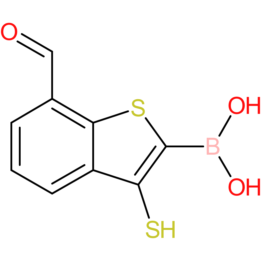 7-formyl-3-mercaptobenzothiophene-2-boronic acid
