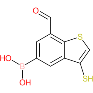 7-formyl-3-mercaptobenzothiophene-5-boronic acid