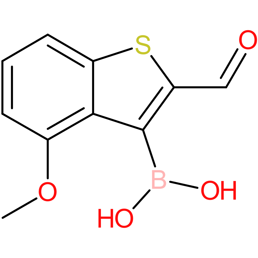2-formyl-4-methoxybenzothiophene-3-boronic acid