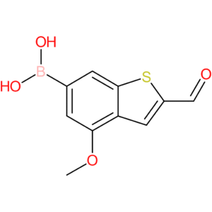 2-formyl-4-methoxybenzothiophene-6-boronic acid