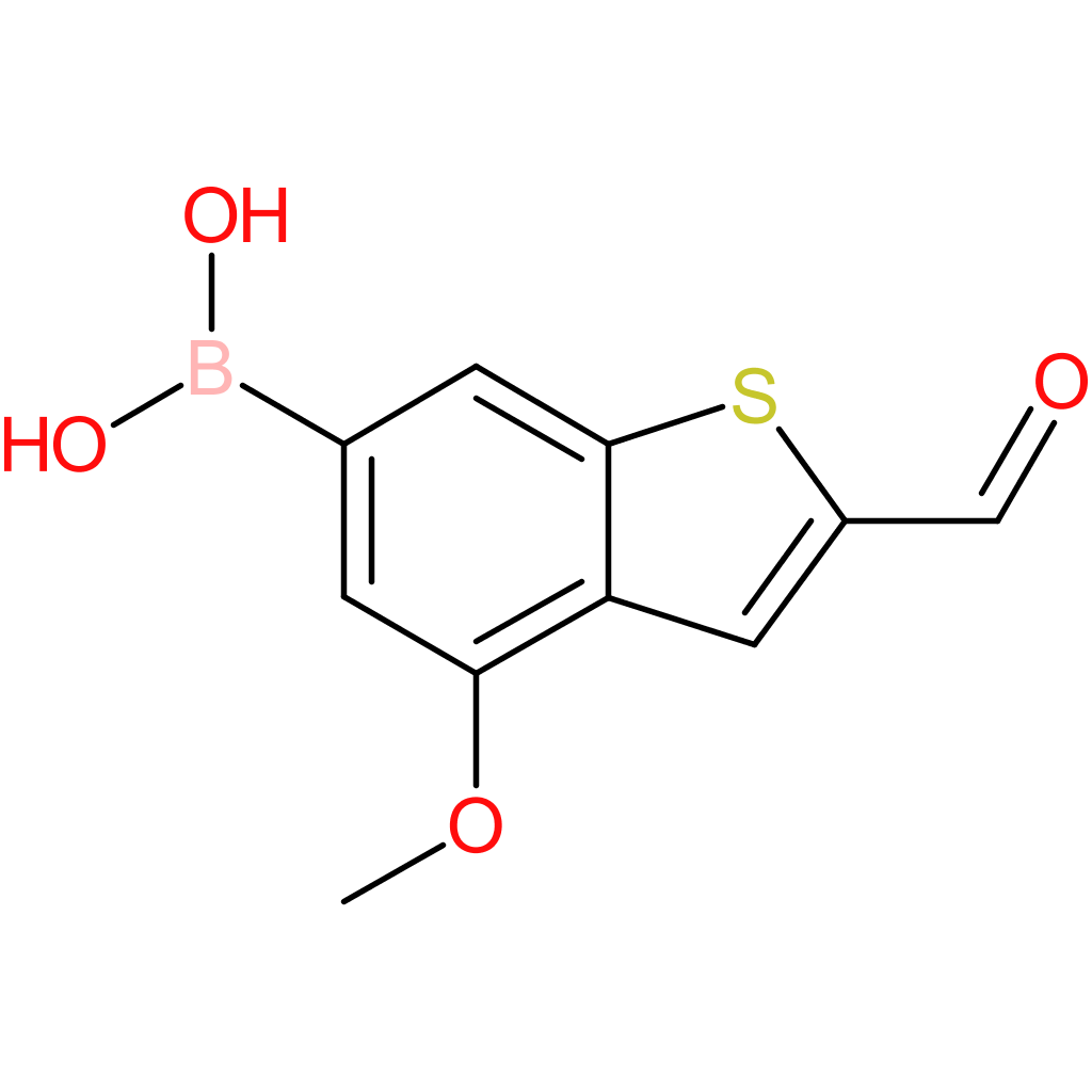 2-formyl-4-methoxybenzothiophene-6-boronic acid