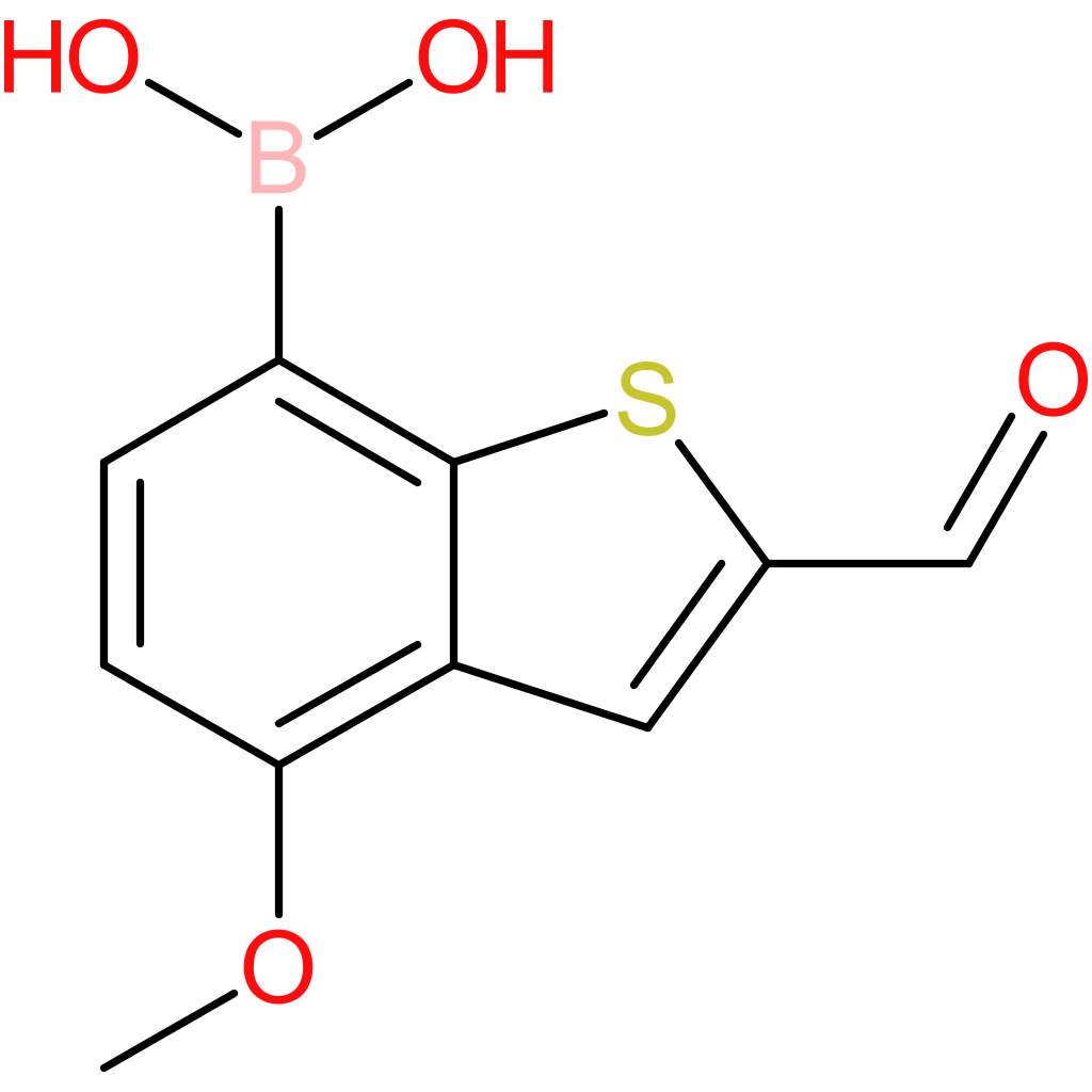 2-formyl-4-methoxybenzothiophene-7-boronic acid