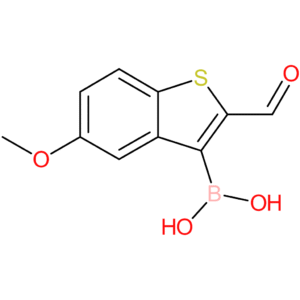 2-formyl-5-methoxybenzothiophene-3-boronic acid