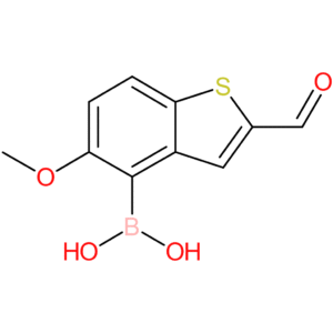 2-formyl-5-methoxybenzothiophene-4-boronic acid