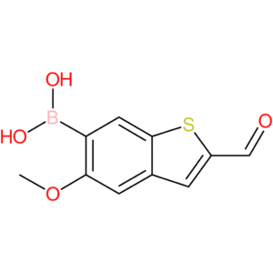 2-formyl-5-methoxybenzothiophene-6-boronic acid