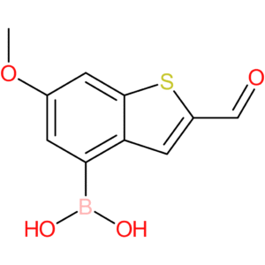 2-formyl-6-methoxybenzothiophene-4-boronic acid
