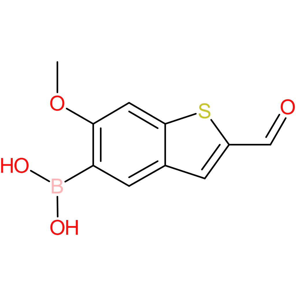 2-formyl-6-methoxybenzothiophene-5-boronic acid
