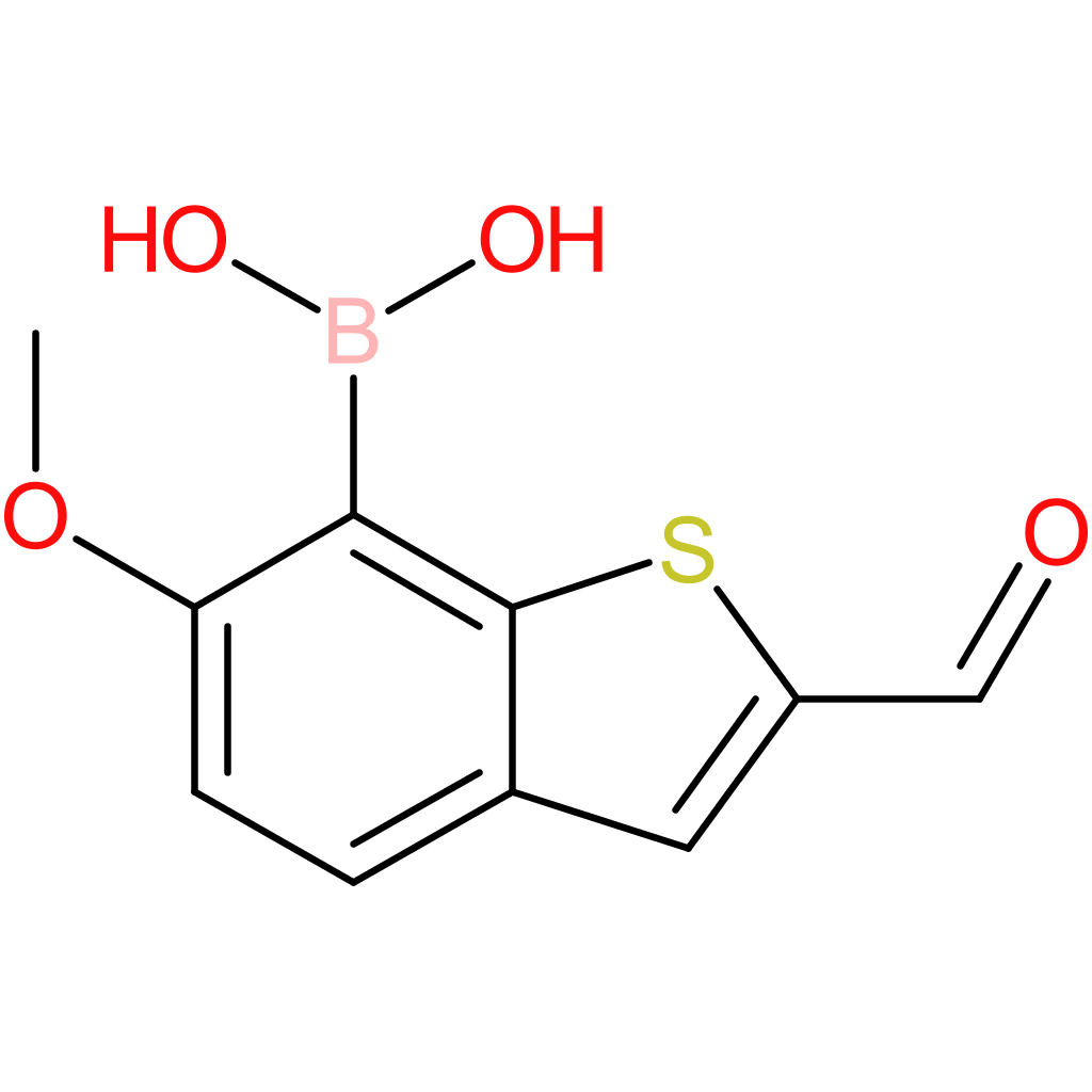 2-formyl-6-methoxybenzothiophene-7-boronic acid