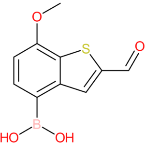 2-formyl-7-methoxybenzothiophene-4-boronic acid