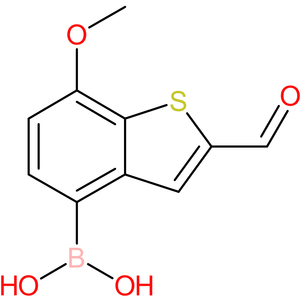 2-formyl-7-methoxybenzothiophene-4-boronic acid