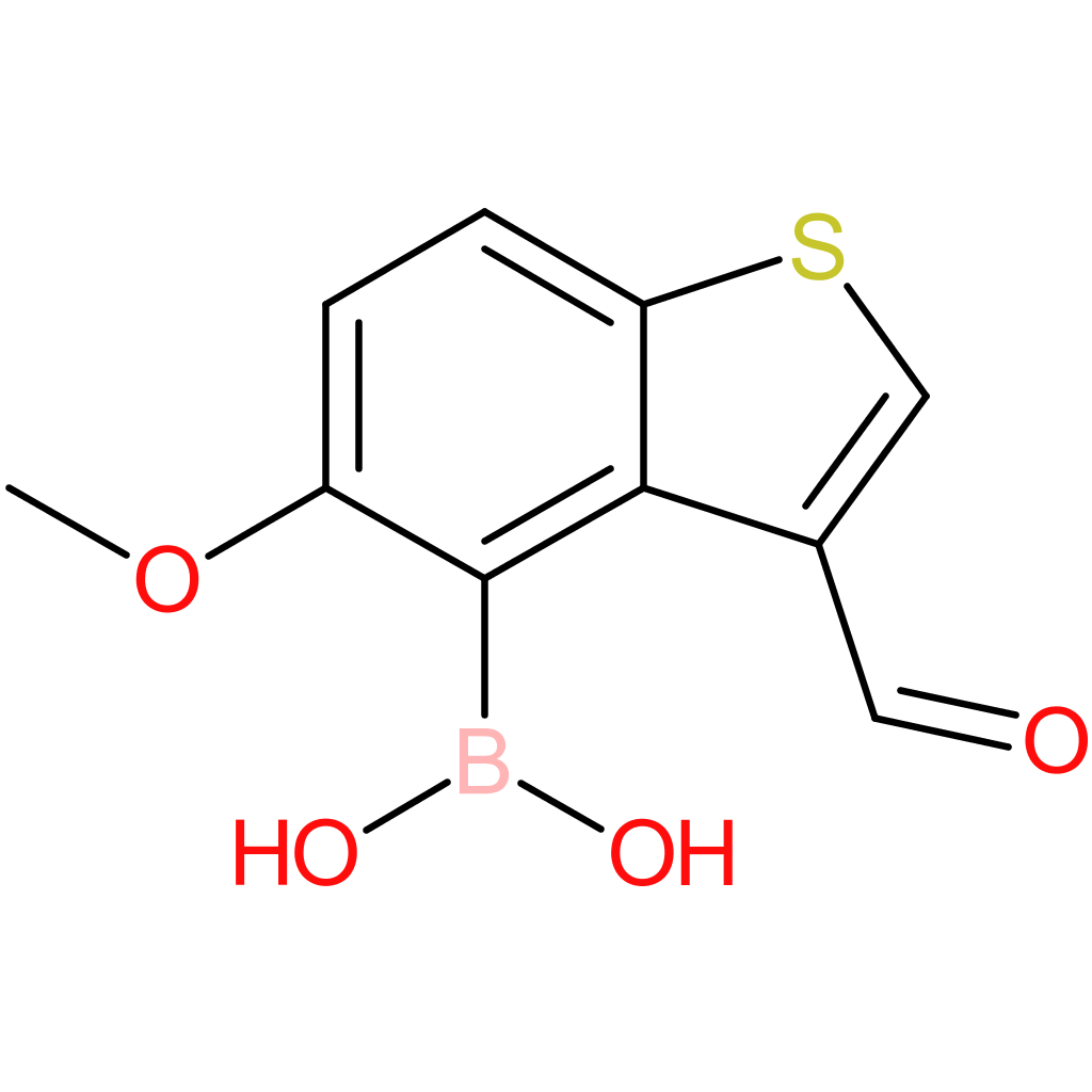 3-formyl-5-methoxybenzothiophene-4-boronic acid